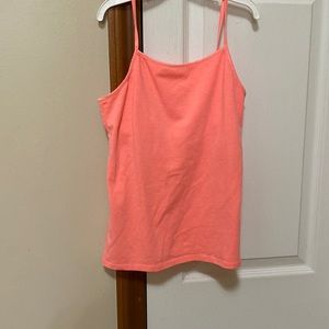 semi newPJtank topThe sizeis a girl large10-12Thebrand  wondernationprettypeach